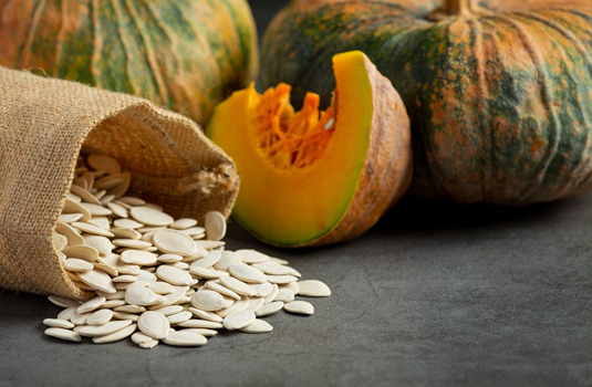 Pumpkin seeds preserve youth and beauty