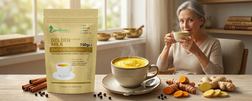 Златно мляко: Древната аюрведична тайна за здрави стави и гъвкаво тяло