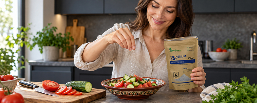 Potassium Salt Instead of Regular Salt: What Changes for Blood Pressure, Heart Health and Muscles?