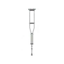Aluminum crutch (armpit), with double softener