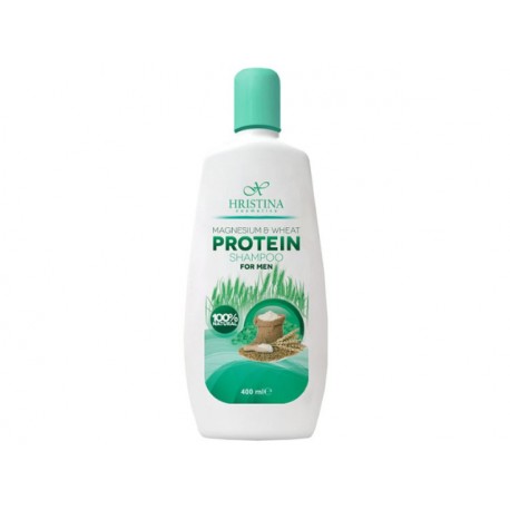 Man Shampoo, Magnesium and Wheat Protein - 400 ml
