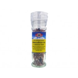 Himalayan salt with lemon pepper, salt shaker - 80 g