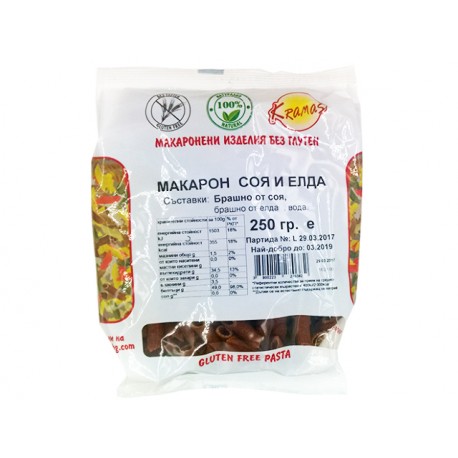 Макарони от соя и елда, Крамас - 250 гр.