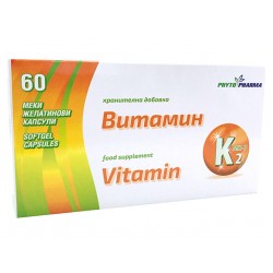 Vitamin K2, PhytoPharma, 60 capsules
