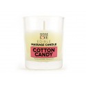 Massage candle - cotton candy, for erotic massage, Sezmar, 100 ml