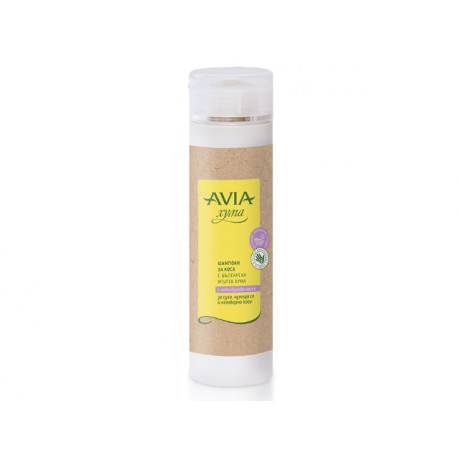 Шампоан с жълта хума и лавандулово масло, Avia, 250 мл.