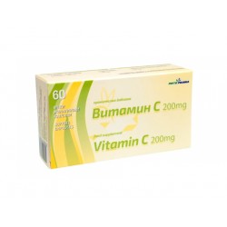 Vitamin C, 200 mg, PhytoPharma, 60 capsules