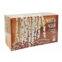 Chaga Tea with raw cocoa beans, 24 filter bags