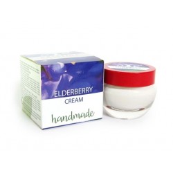 Hand cream made with elderberry