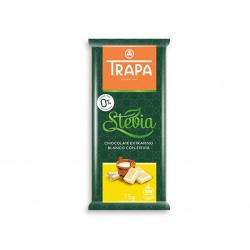 White chocolate with stevia and maltitol, Trapa, 75 g