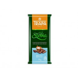 Milk chocolate with stevia and maltitol, Trapa, 75 g