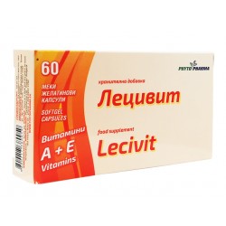 Lecivit, vitamin A+E, PhytoPharma, 60 capsules
