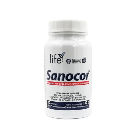 Sanocor, support bone density, 30 capsules