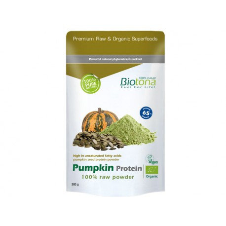 Organic Pumpkin seed protein, powder, Biotona, 300 g