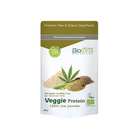 Organic Veggie protein, powder, Biotona, 300 g
