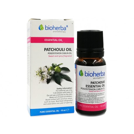 Patchouli, pure essential oil, Bioherba, 10 ml