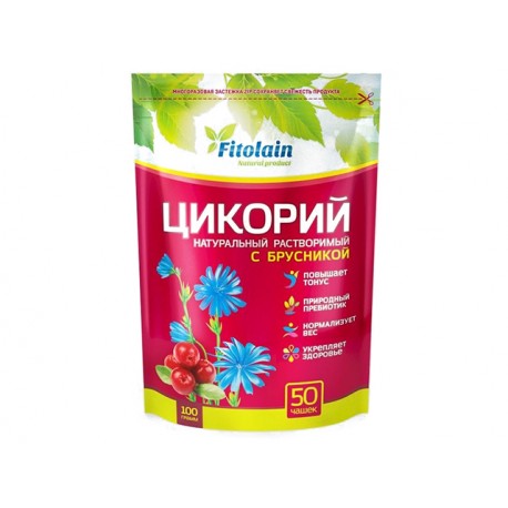 Fitolain chicory with cranberry, instant drink, 100 g