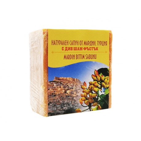 Soap from Mandarin, Turkey with pistachios and apricot kernel, 120 g