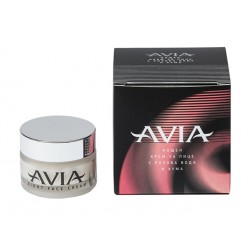 Нощен крем за лице с розова вода и хума, Avia, 40 мл.
