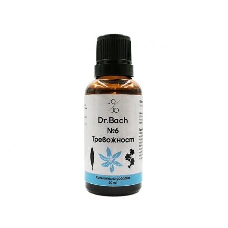 Anxiety, Dr. Bach flower elixir №6, Jo&Jo, 30ml