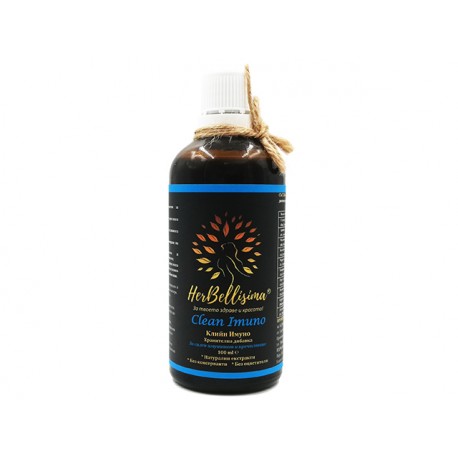 Clean Immuno, detox and immune support, Herbalissima, 100 ml