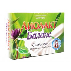 Лиолакт Баланс, пребиотик и пробиотик, Селур Фарма, 10 сашета