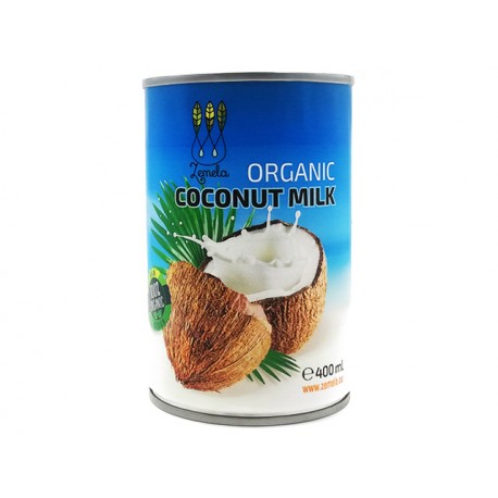 Органично кокосово мляко, Земела, 400 мл.