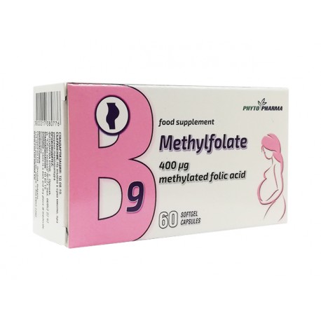 Methylfolate, pregnancy support, PhytoPharma, 60 capsules