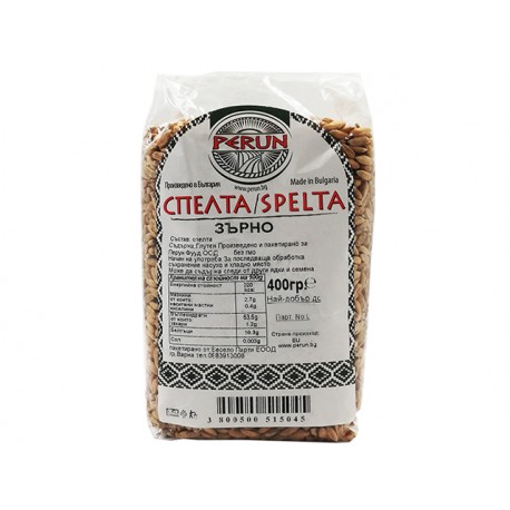 Spelt (Dinkel) - grains, Perun, 400 g