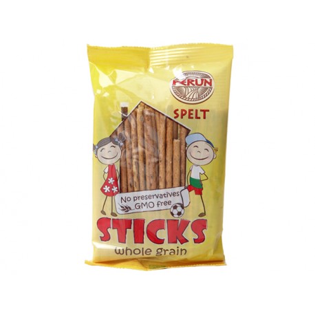 Spelt (Dinkel) sticks, wholegrain, Perun, 50 g