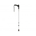 Aluminum walking stick with upright plastic handle, Forry, Bulgaria