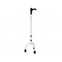 Aluminum, adjustable walking stick, triple legs