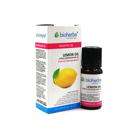 Lemon, essential oil, Bioherba, 10 ml