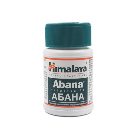 Abana, heart health, Himalaya, 30 tablets