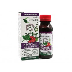 Nevromin, soothing herbal syrup, Herballab, 125 ml