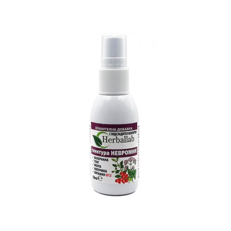 Nevromin, herbal tincture-spray, Herballab, 50 ml