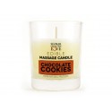 Massage candle - chocolate cookies, for erotic massage, Sezmar, 100 ml