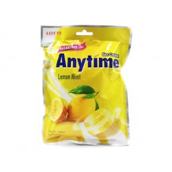 Anytime Твърди бонбони, лимон, без захар, 74 гр.