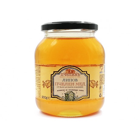 Natural Bulgarian Linden Honey, Pchelin, 900 g