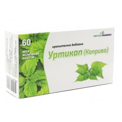 Уртикап, екстракт от коприва, ФитоФарма, 60 капсули