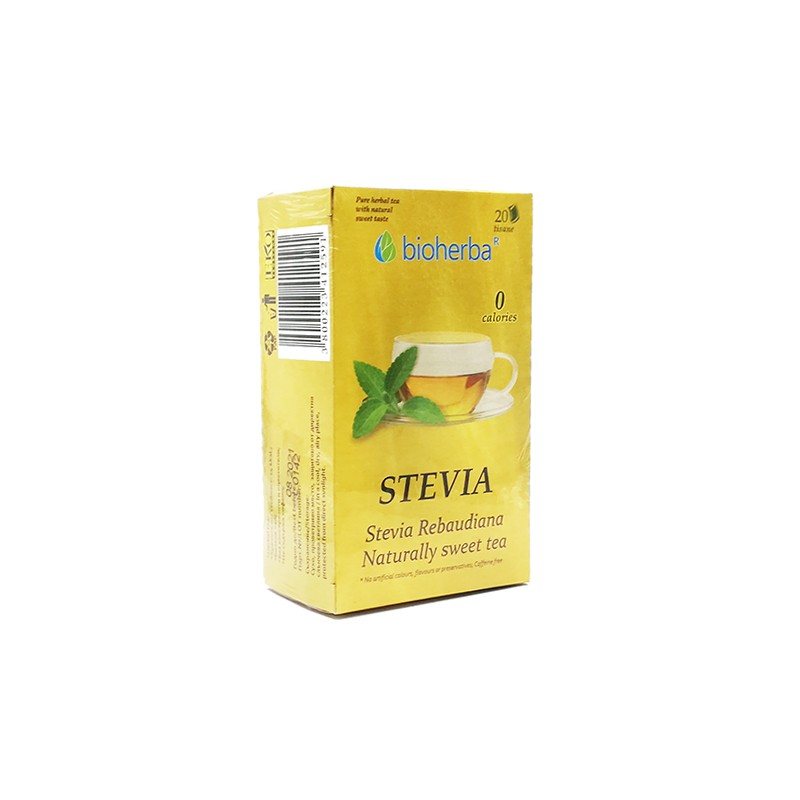 Stevia, naturally sweet tea, Bioherba, 20 filter bags