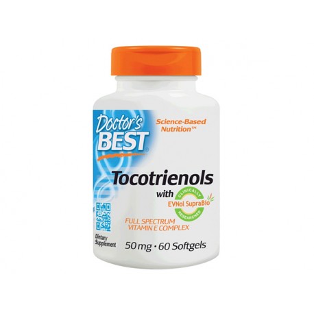 Tocotrienols with EVNol SupraBio, Doctor's Best, 60 capsules
