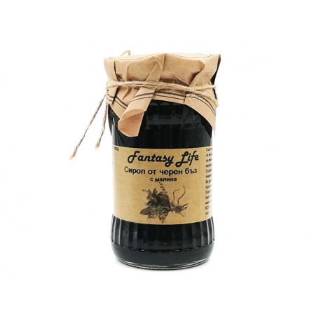 Elderberry syrup with raspberry - 350 g