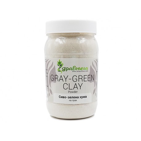 Natural Gray-Green Clay, powder, Zdravnitza, 380 g