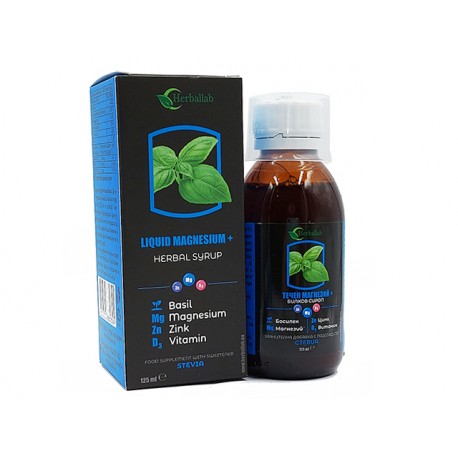 Liquid Magnesium - herbal syrup, Herballab, 125 ml