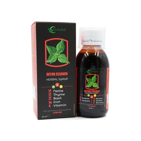 Detox Cleaner - herbal syrup, Herballab, 125 ml