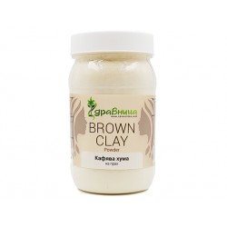 Natural Brown Clay, powder, Zdravnitza, 380 g