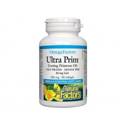 Ultra Prim, Evening primrose oil (500 mg), Natural Factors, 90 capsules