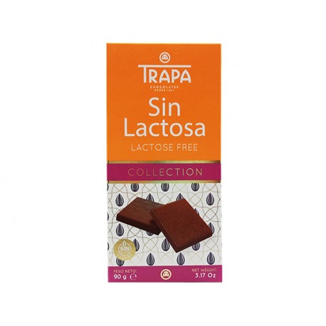 Milk chocolate, lactose free, Trapa, 90 g