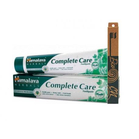 Complete Care toothpaste and bamboo toothbrush, Himalaya, 1 pc.